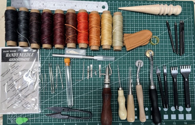 Leather Working Tools for Beginners: Professional Leather Craft Kit