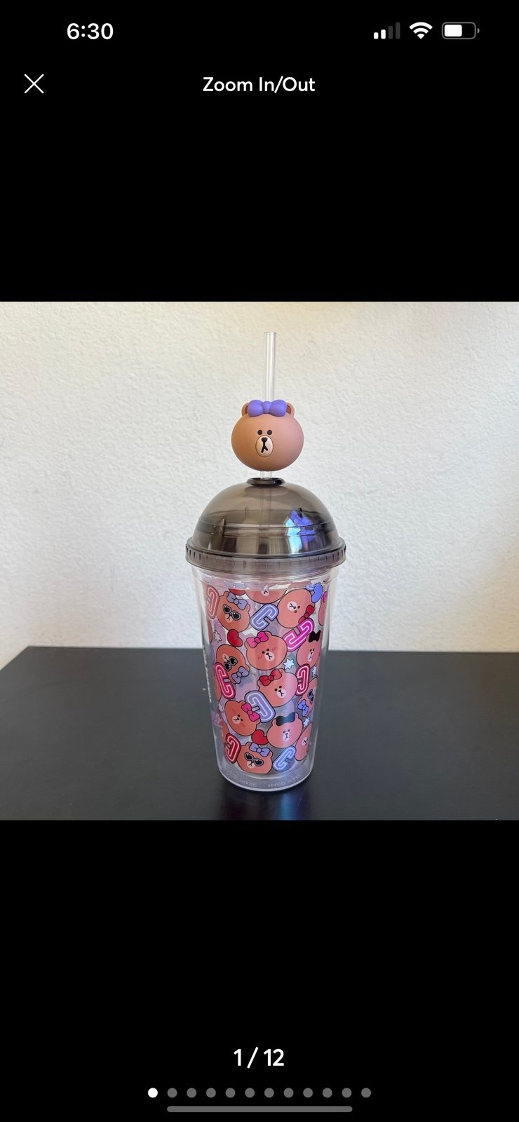 New CHOCOOLATE Line Friends Dome Tumbler w/ Topper