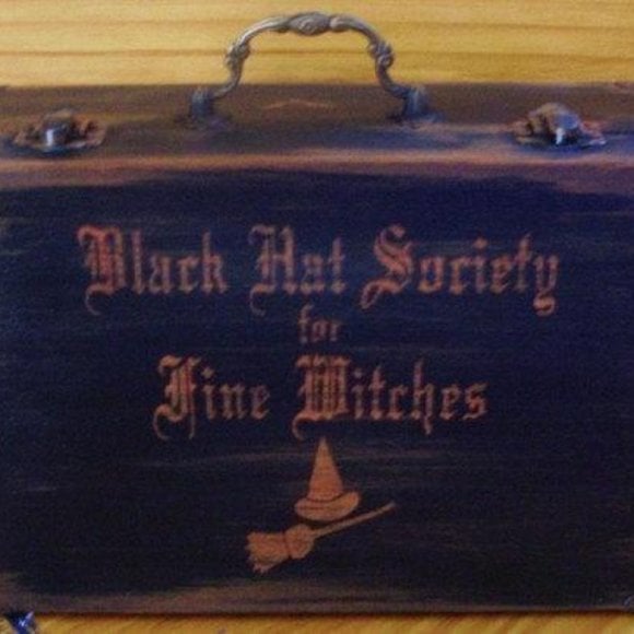 Halloween Primitive witch Black Hat Society purse witches witchcraft witchy