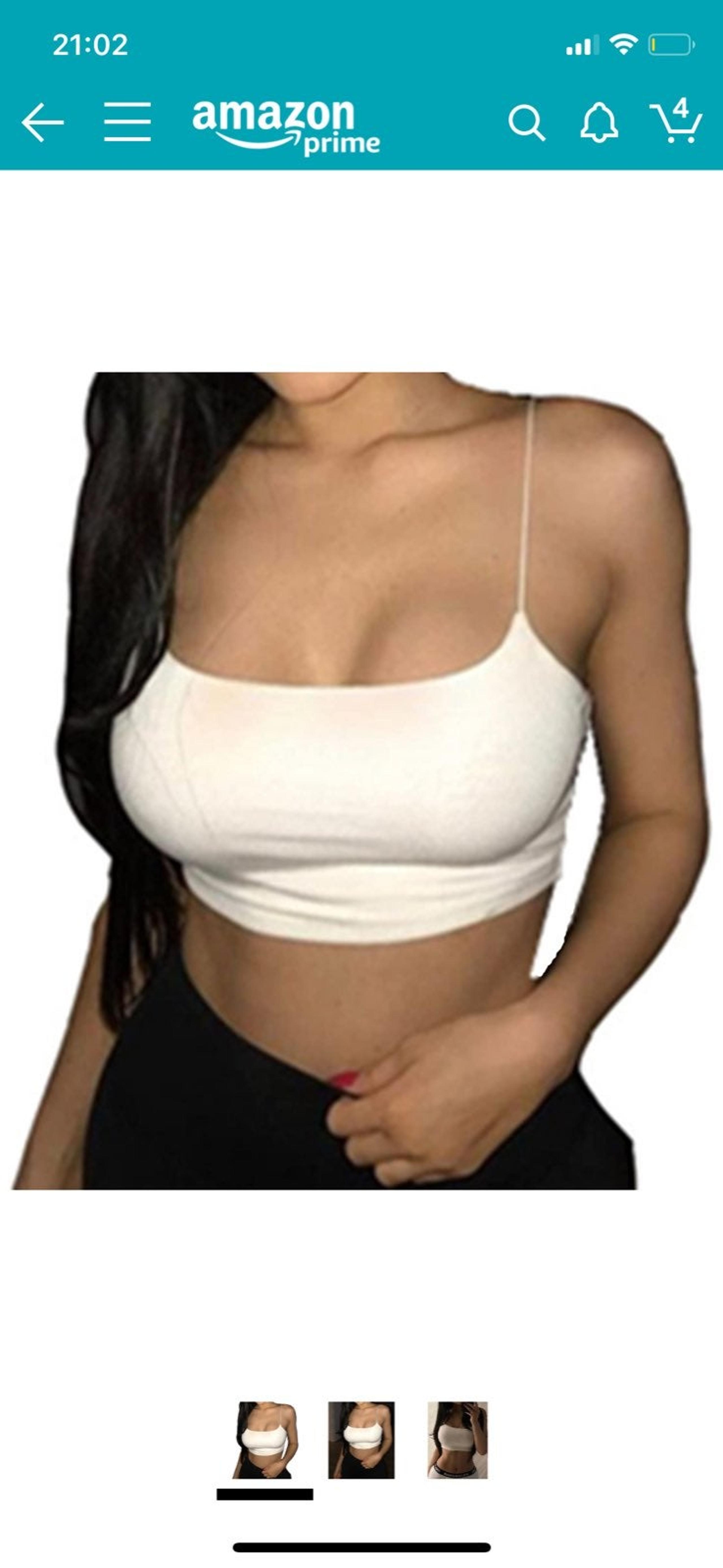 white crop top cami