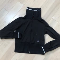 Lululemon soft stretch black bomber jacket s