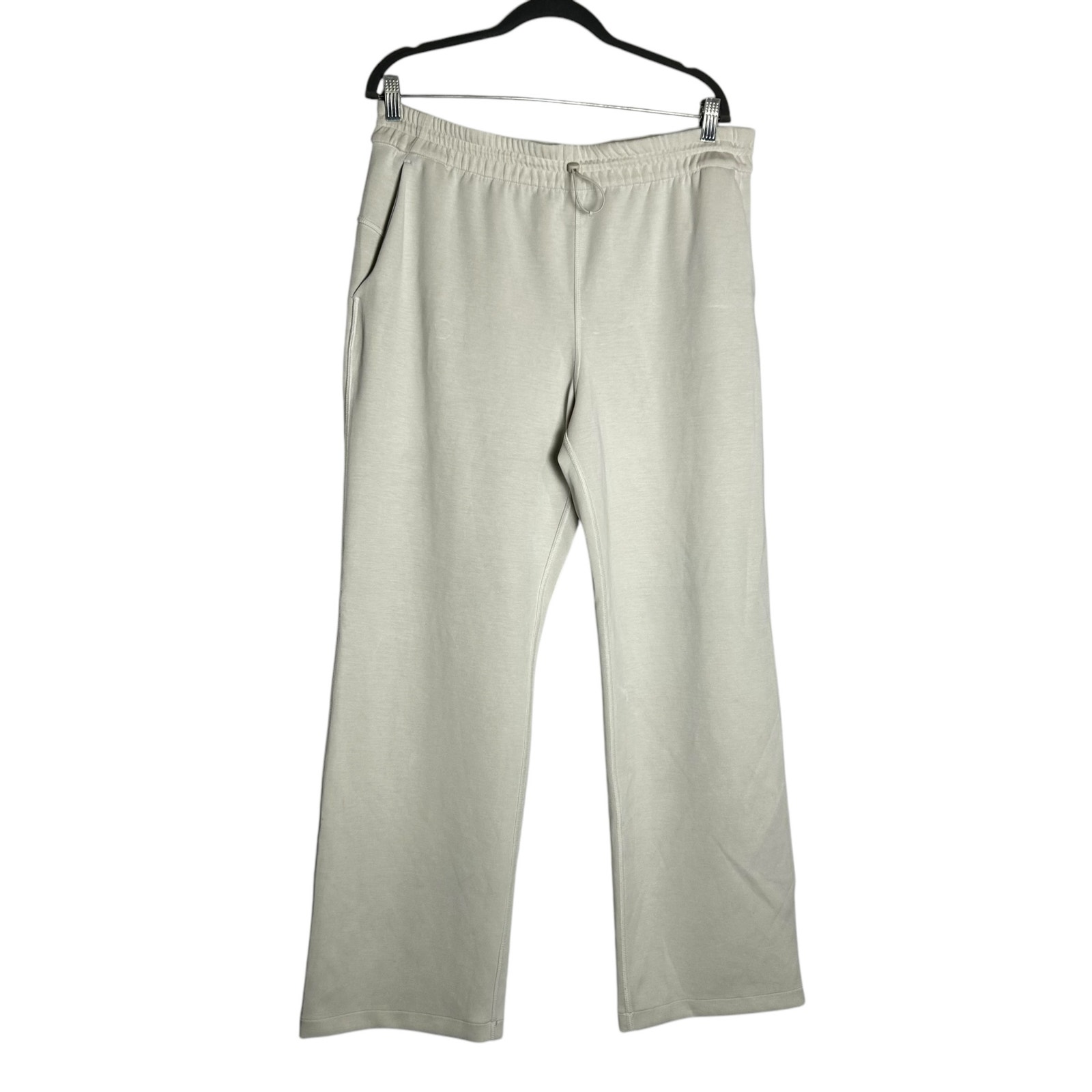 Lululemon Cream Softstreme High-Rise Pant Athletic Joggers Regular Size 14