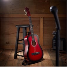 38 Full Size Blue Acoustic Guitar Bgnr