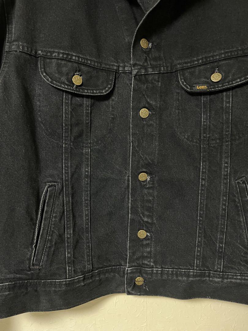 80s-90s Lee 220-J black denim jacket (USA)