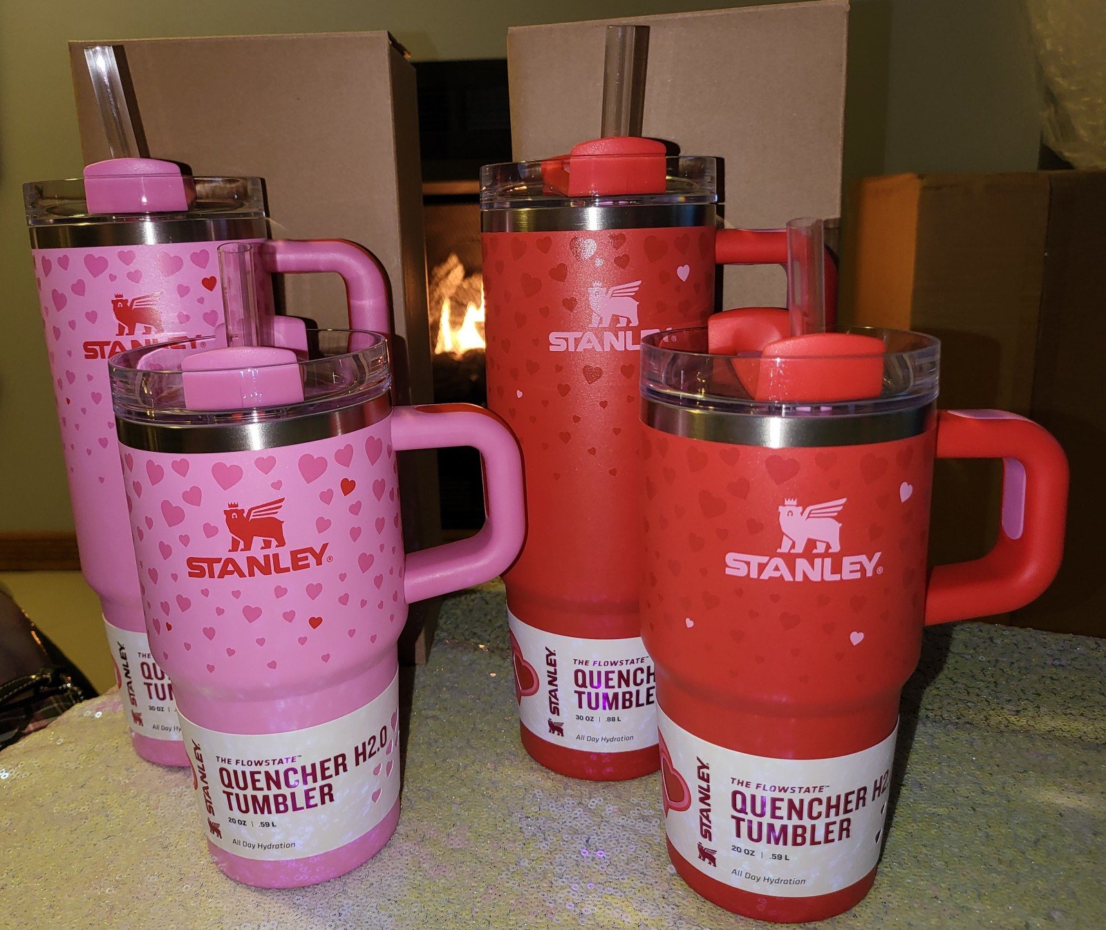 4 pc Valentine Stanley set