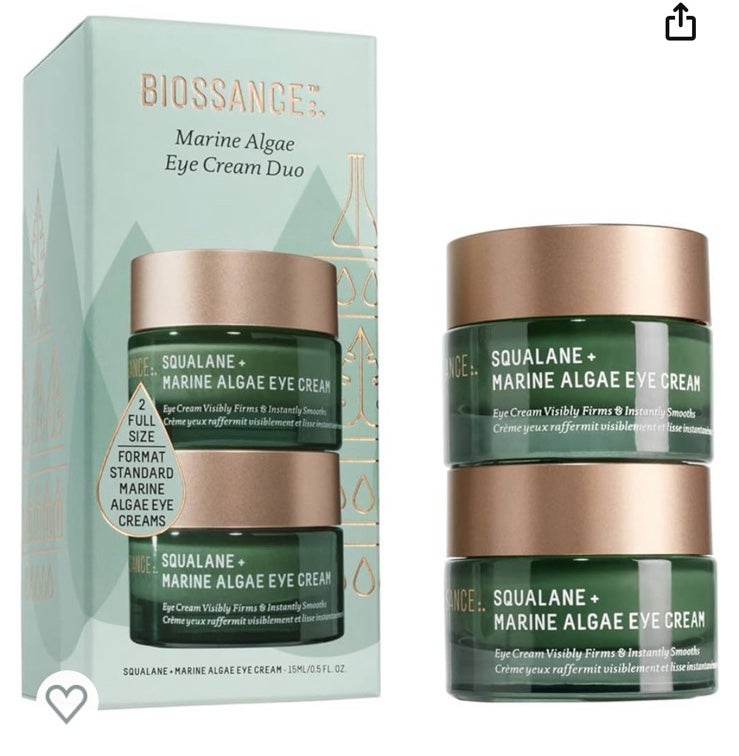 Biossance Squalane + Marine Algae Firming & Lifting Eye Cream DUO