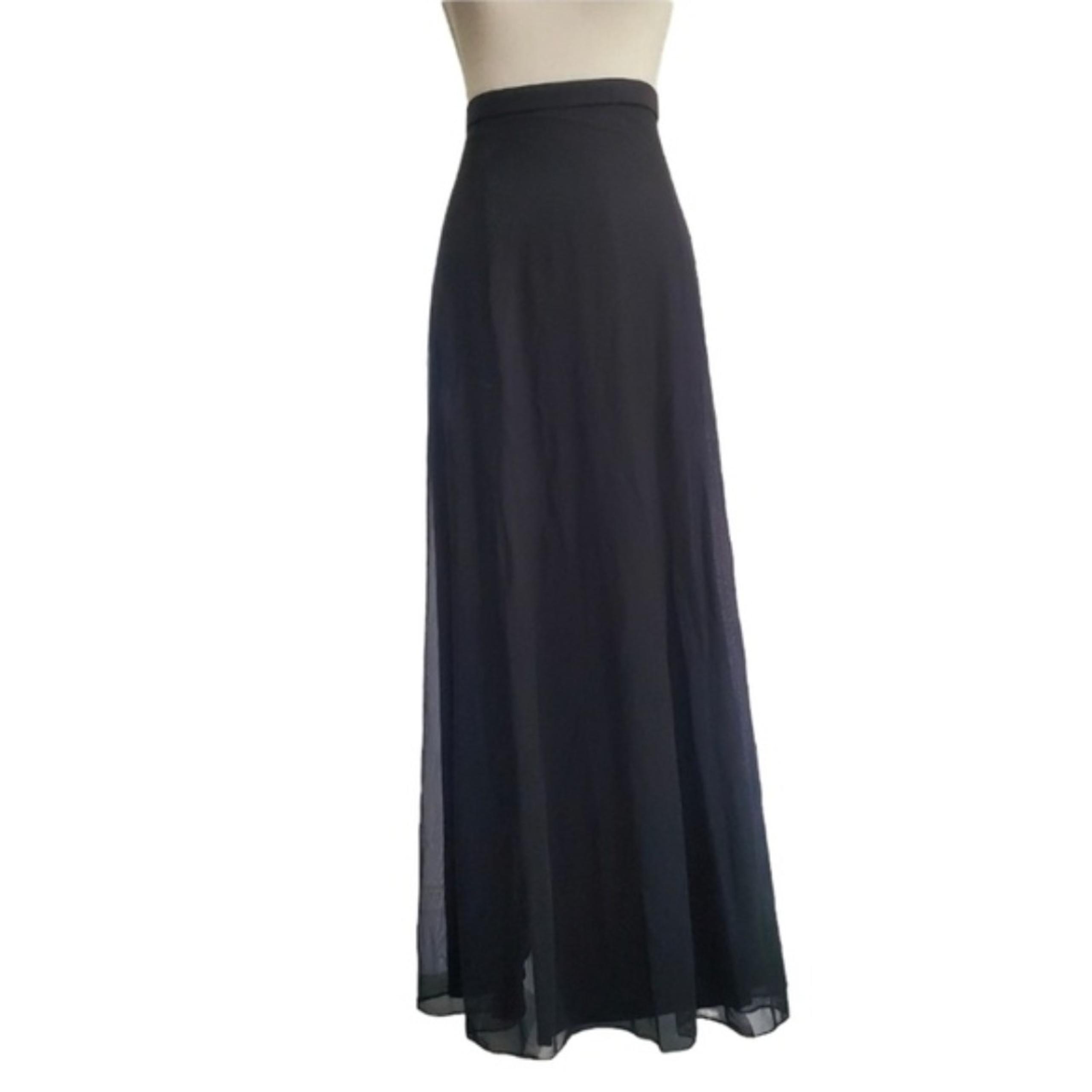Tadashi Shoji Vintage Mesh Tulle Maxi Skirt