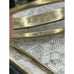 Vintage/Antique Gold/Silver Mix Abalone/Mother of Pearl Design Bracelets 3pc set