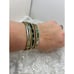 Vintage/Antique Gold/Silver Mix Abalone/Mother of Pearl Design Bracelets 3pc set
