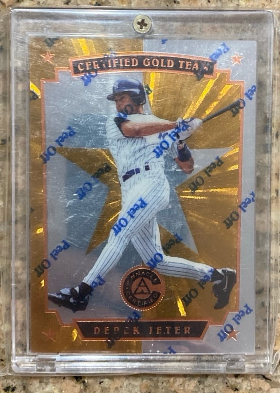 97 Pinnacle Certified Gold Team Derek Jeter 134/499