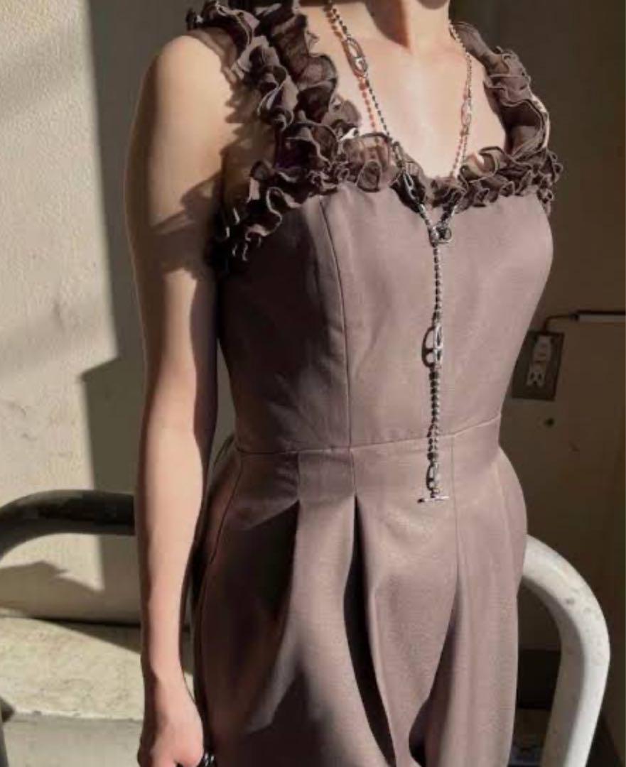 Ameri VINTAGE MEDI 2WAY FRILL ROMPERS