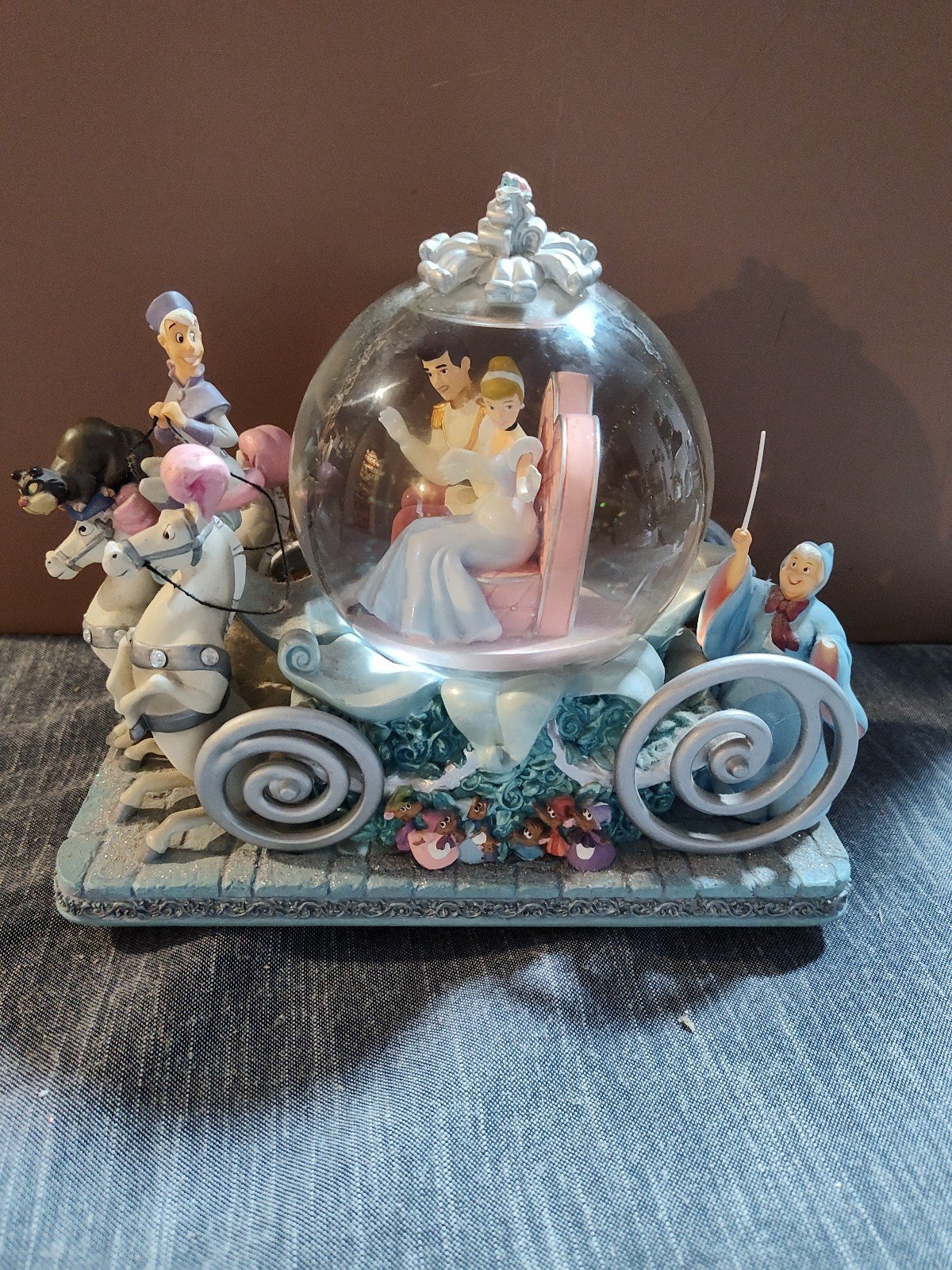 Disney's Cinderella 50th Anniversary Musical Snow Globe