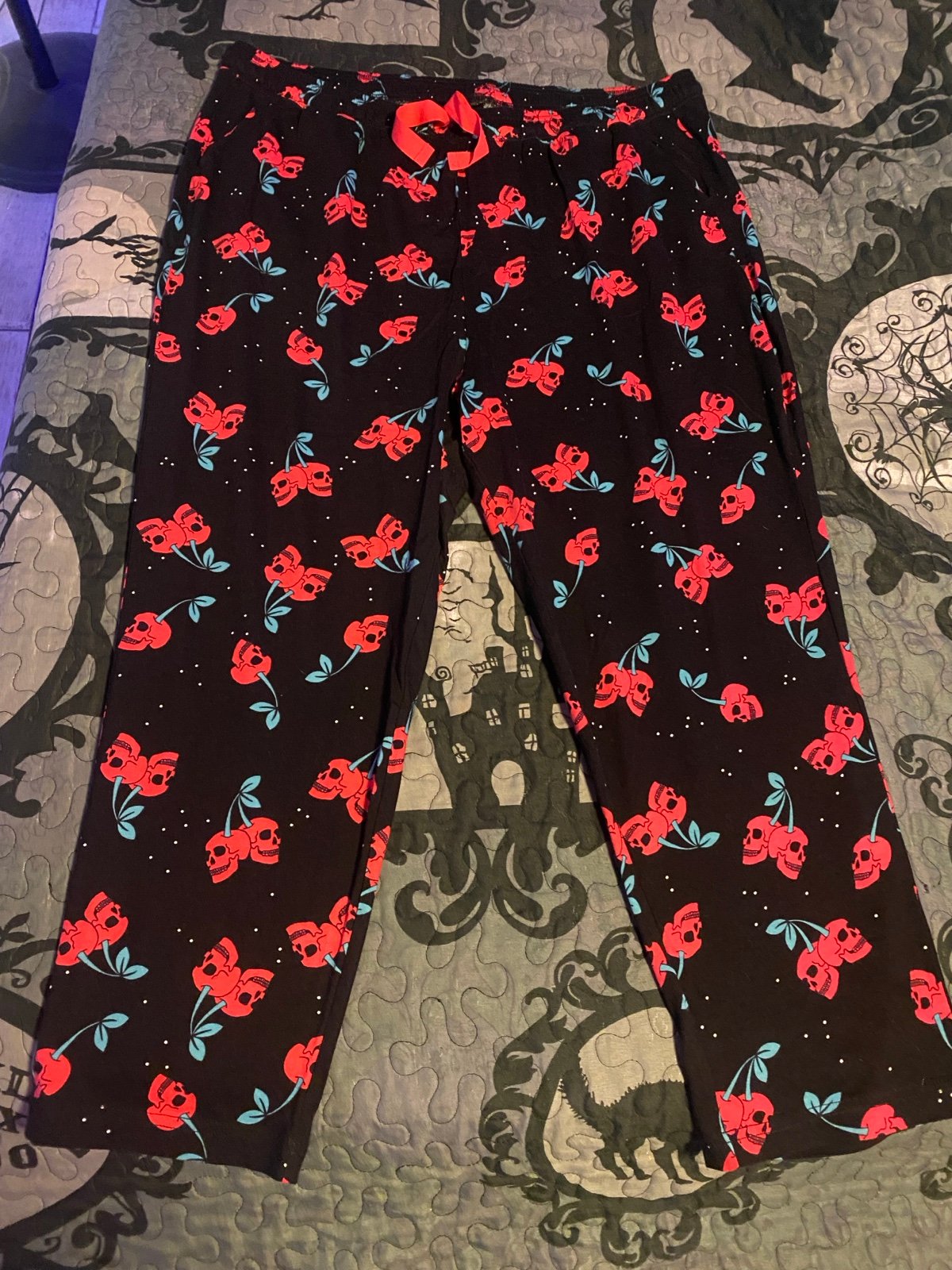 Skull Cherry Sleep Pants
