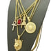 GEMSTONE, JESUS, MEDUSA, ANKH CROSS, ANGEL, LION PENDANt 7 NECKLACE SET