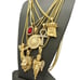 GEMSTONE, JESUS, MEDUSA, ANKH CROSS, ANGEL, LION PENDANt 7 NECKLACE SET