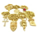 GEMSTONE, JESUS, MEDUSA, ANKH CROSS, ANGEL, LION PENDANt 7 NECKLACE SET