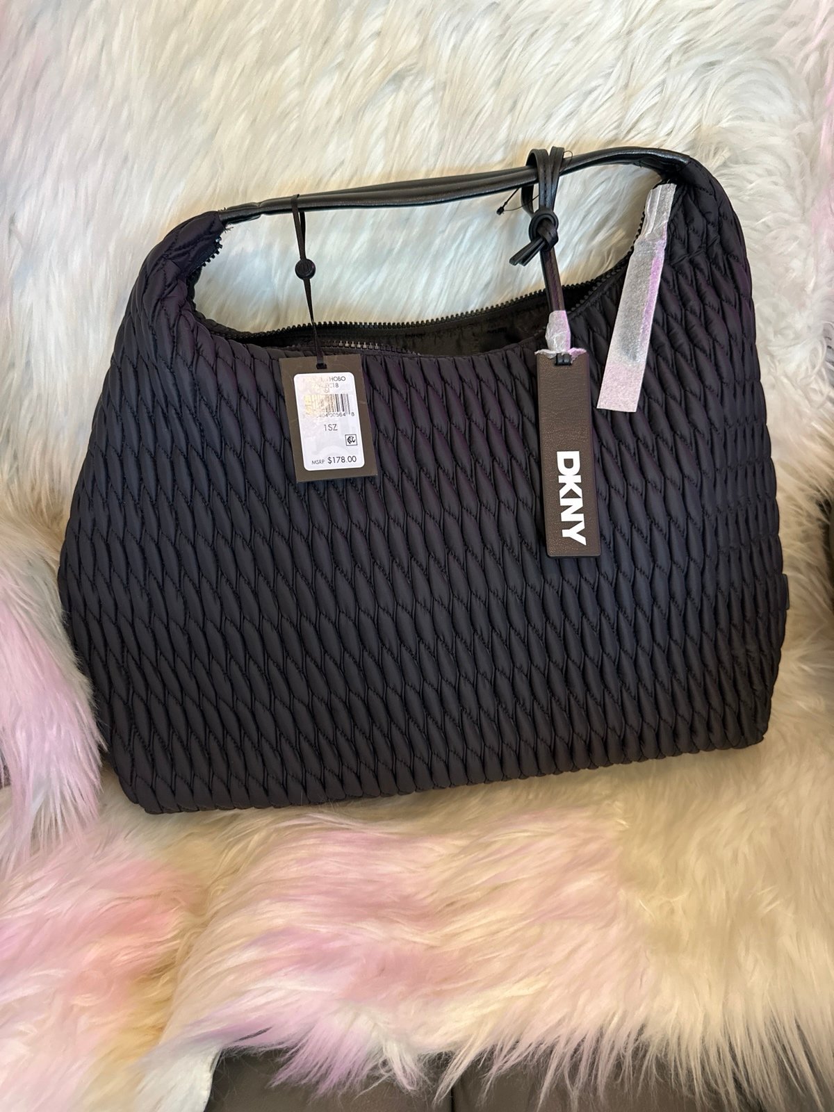 DKNY Mack Nylon Large Hobo Bag