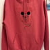 2025 Disney Parks Red Balloon Mickey Mouse Icon Sweatshirt Hoodie Pullover Sz S