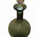 Italian Empoli Art Glass Gray Decanter With Stopper Vintage MCM
