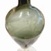 Italian Empoli Art Glass Gray Decanter With Stopper Vintage MCM