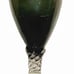 Italian Empoli Art Glass Gray Decanter With Stopper Vintage MCM