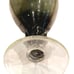 Italian Empoli Art Glass Gray Decanter With Stopper Vintage MCM