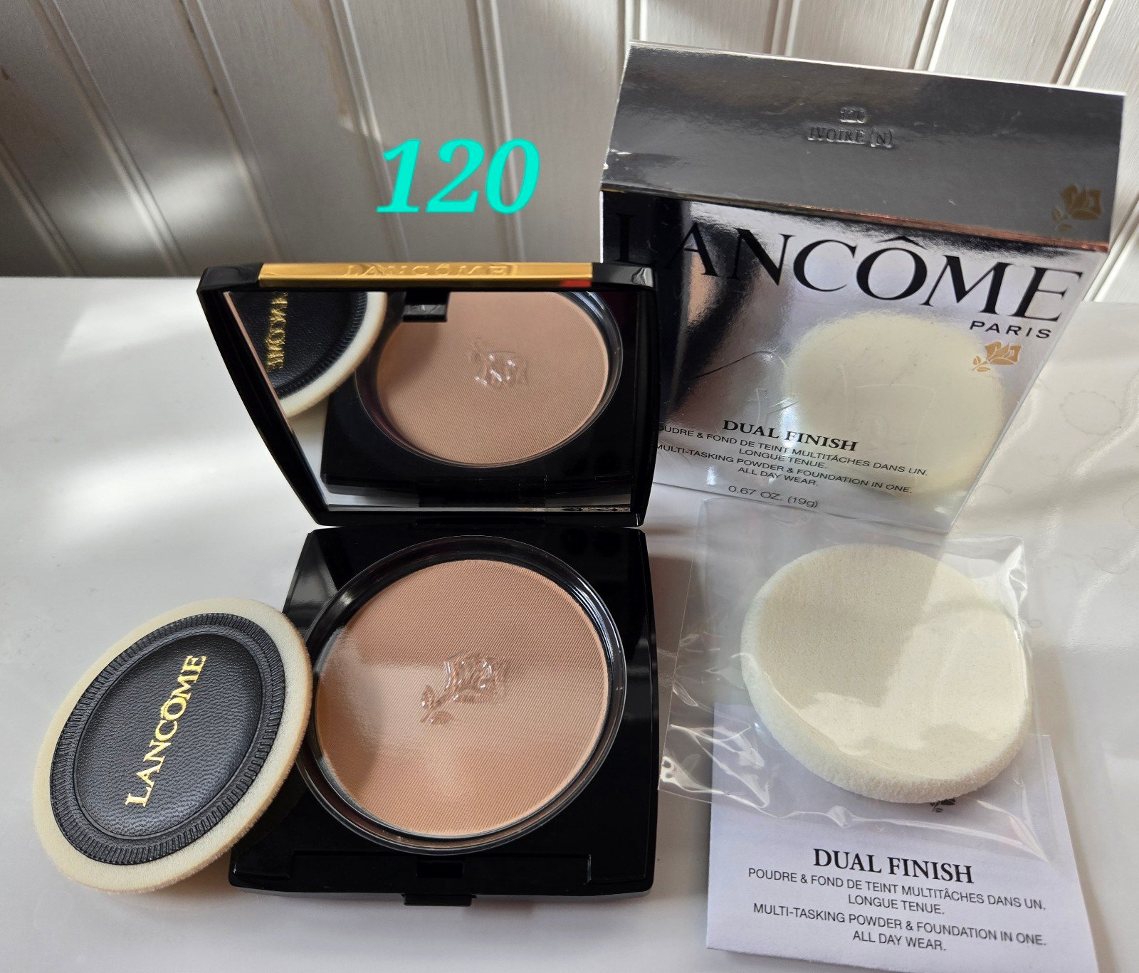 Lancome Dual Finish Multi-Tasking Powder & Foundation In One 120 ivoire N