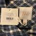 New TWP Blue Plaid top with Stand Collar with exaggerated sleeves, size XL