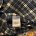 New TWP Blue Plaid top with Stand Collar with exaggerated sleeves, size XL