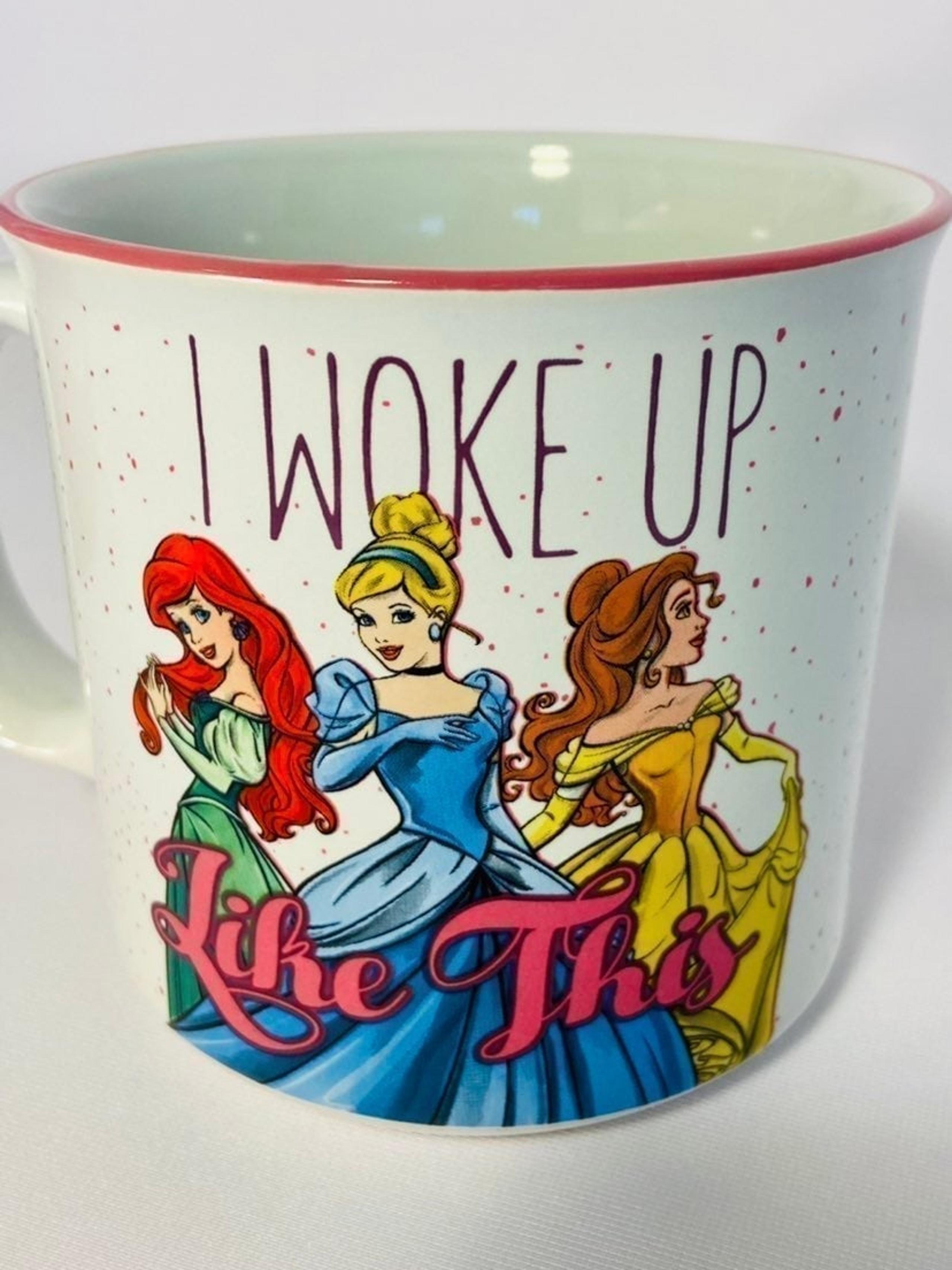 2 Disney Princess-Mugs-set of 2     "I Woke up Like This"-NWT
