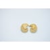 Crown Trifari Seed Pearl Moon Crescent Mid Century Gold Tone Clip Earrings