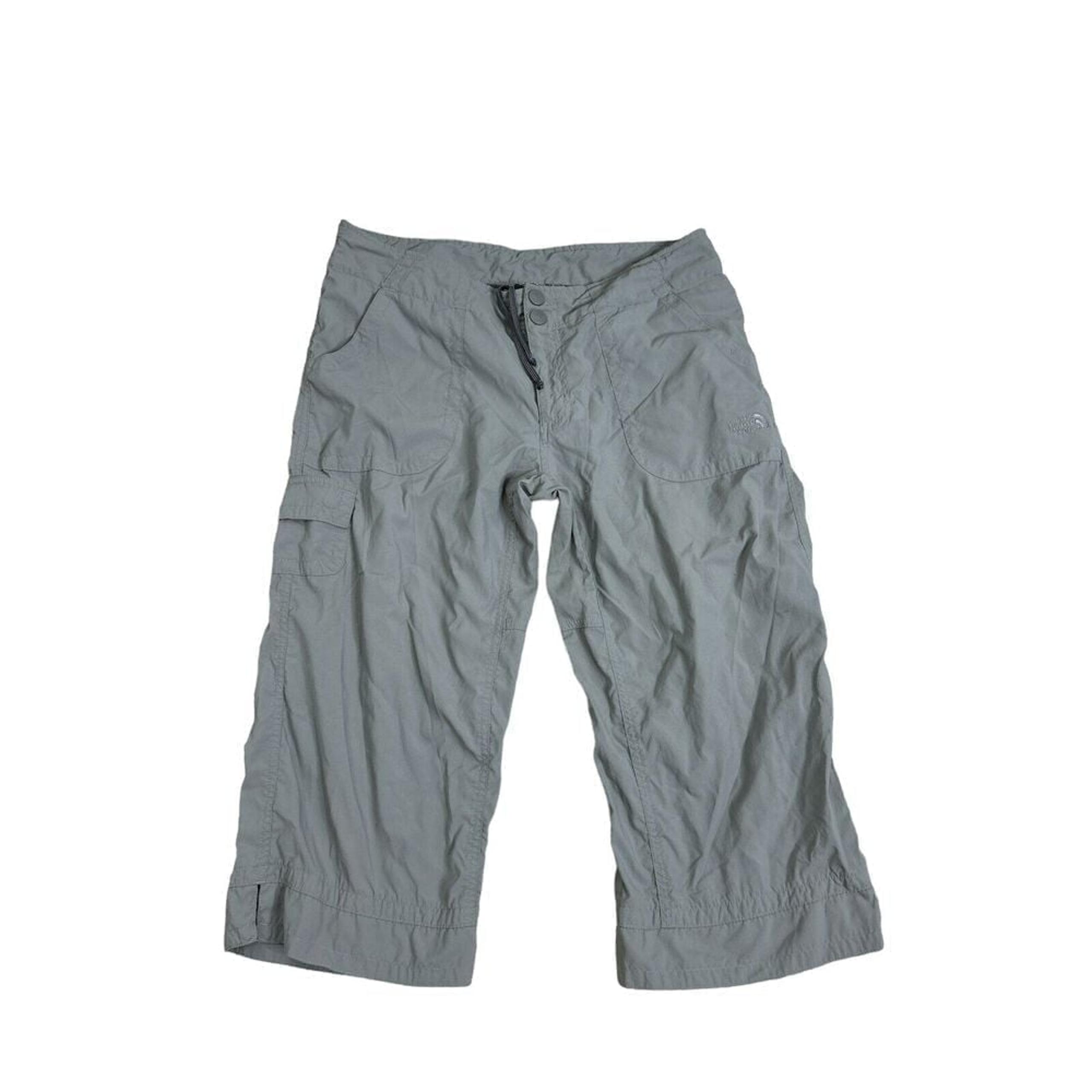 The North Face Pants Womens 12 Hiking Outdoors Capri Cargo Cropped Olive Khaki
