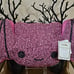 Pink Rhinestone Bat Halloween Pillow