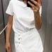 Zara Women's White Skirt