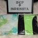 NEW (L) VS PINK Legging + Campus Tee Lime