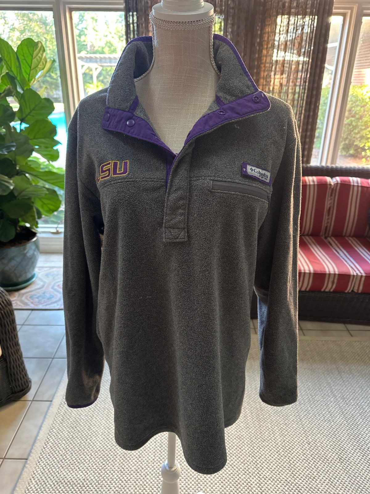 Columbia pullover fleece jackets