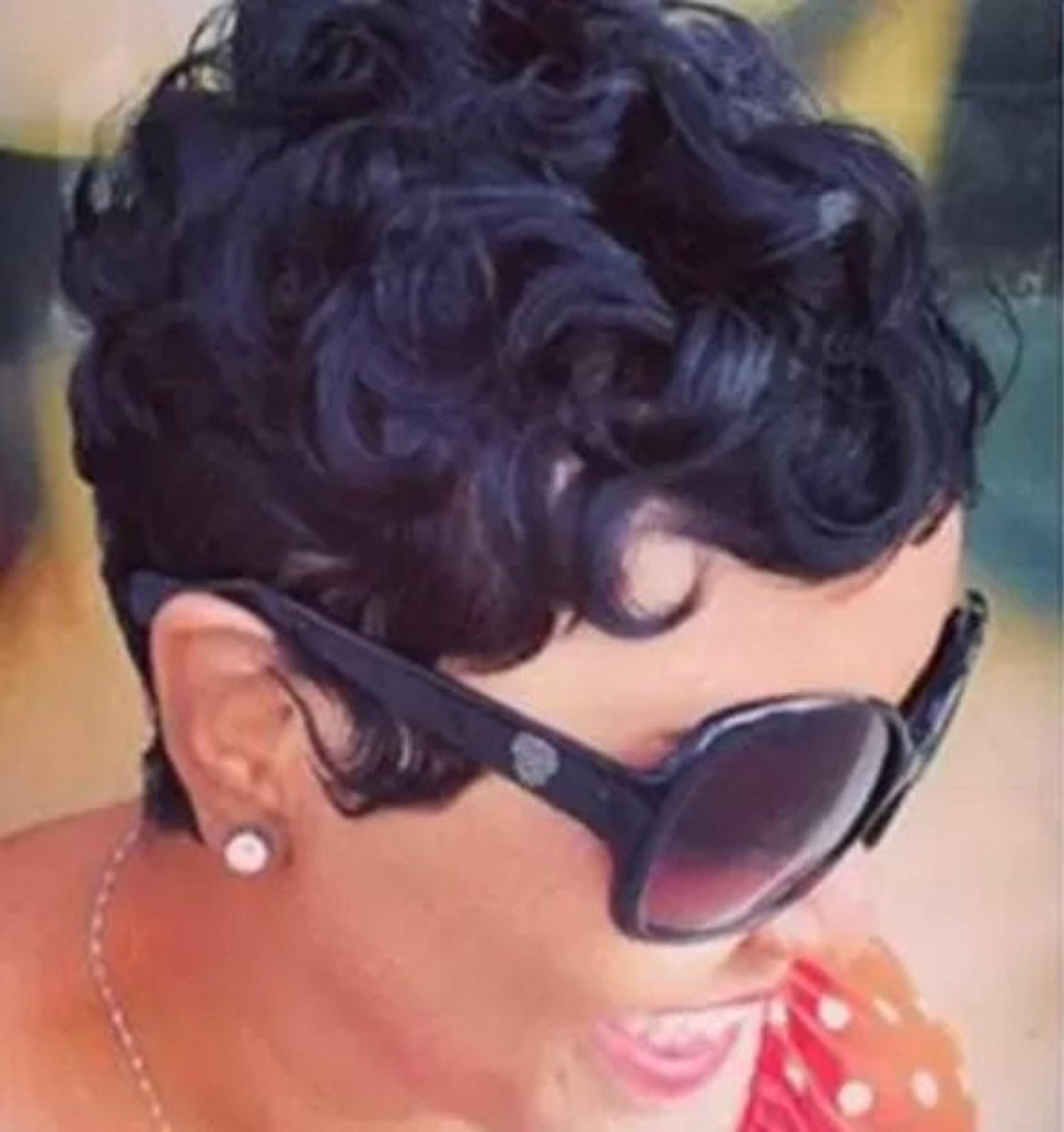 Vck short wavy wave human hair wig short pixie cut culy hair wig