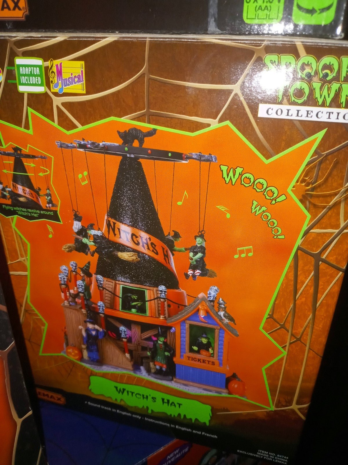 Lemax Spooky Town Witches Hat RARE & RETIRED