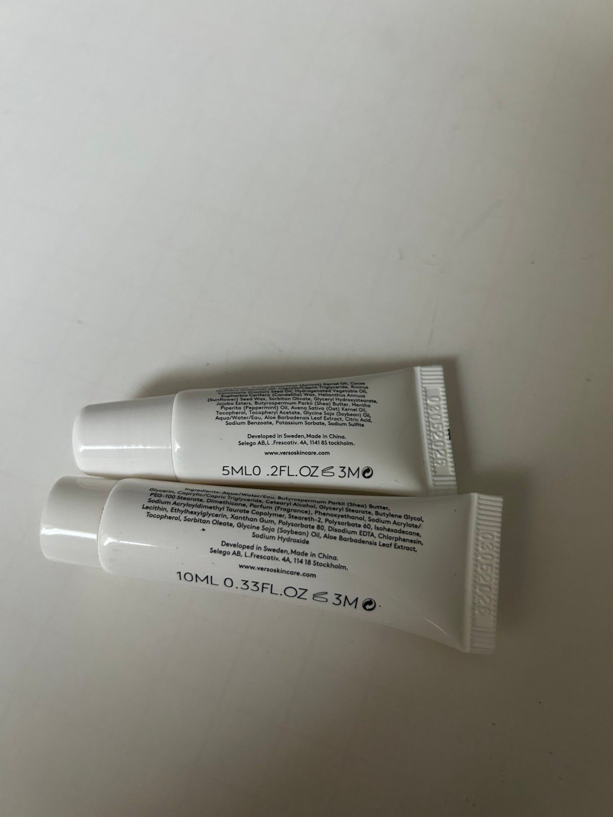 Verso Skincare Lip Balm & Hand Cream - detail