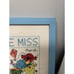 Vintage Handmade Cross Stitch Mr. Men Little Miss Art Framed