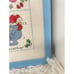 Vintage Handmade Cross Stitch Mr. Men Little Miss Art Framed