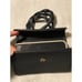 Coach Vintage Black Leather Swing Trifold Crossbody Snap Close Wallet Bag 4843