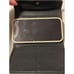 Coach Vintage Black Leather Swing Trifold Crossbody Snap Close Wallet Bag 4843