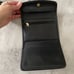 Coach Vintage Black Leather Swing Trifold Crossbody Snap Close Wallet Bag 4843