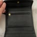 Coach Vintage Black Leather Swing Trifold Crossbody Snap Close Wallet Bag 4843