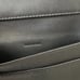 Coach Vintage Black Leather Swing Trifold Crossbody Snap Close Wallet Bag 4843