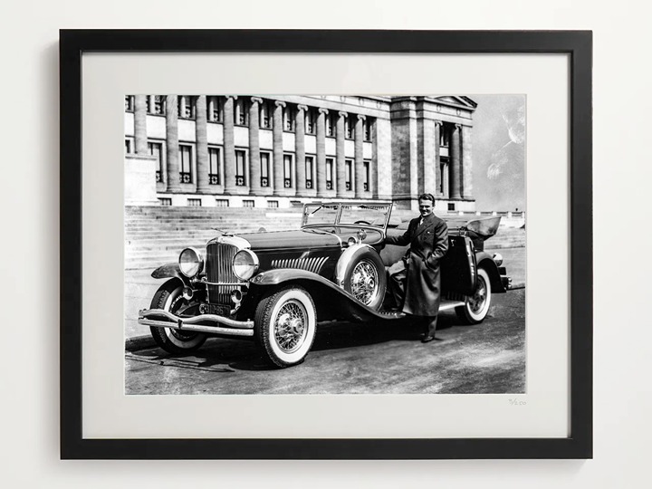 Duesenberg Model J James Cagney limited edition reprint 8x10