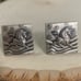 Rare Unique Vintage Swank Sterling Silver Unicorn Cuff Links
