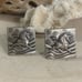 Rare Unique Vintage Swank Sterling Silver Unicorn Cuff Links