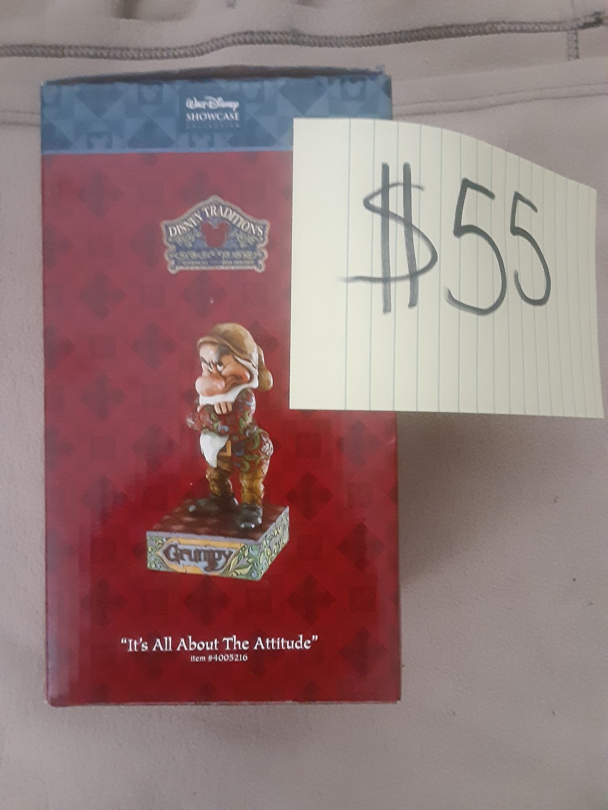 Jim Shore Disney Traditions Grumpy Figurine